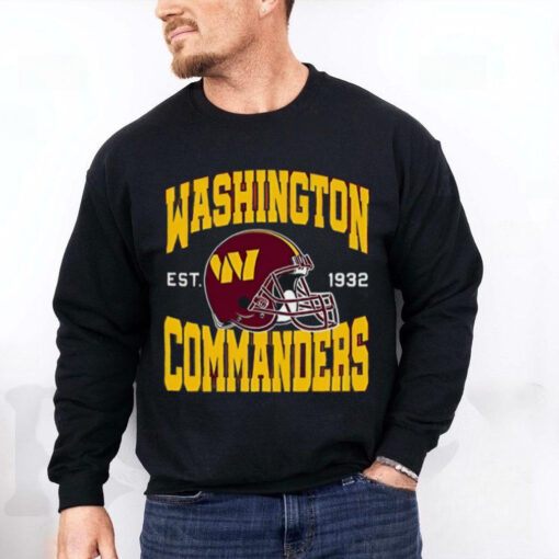 NFL Washington Commanders Helmet Est 1932 Shirts