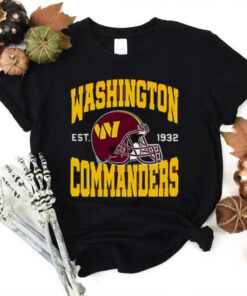 NFL Washington Commanders Helmet Est 1932 Shirts