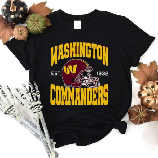 NFL Washington Commanders Helmet Est 1932 Shirts