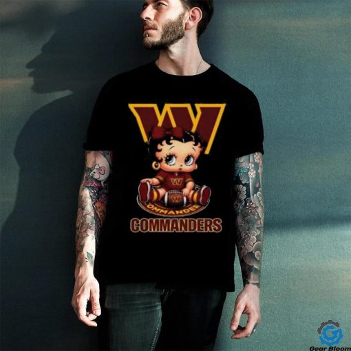 NFL Washington Commanders T Shirt Betty Boop Football Thoodie, sweater, longsleeve, shirt v-neck, t-shirt