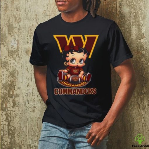 NFL Washington Commanders T Shirt Betty Boop Football Thoodie, sweater, longsleeve, shirt v-neck, t-shirt