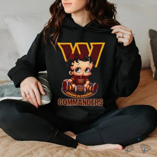 NFL Washington Commanders T Shirt Betty Boop Football Thoodie, sweater, longsleeve, shirt v-neck, t-shirt