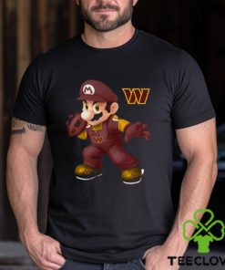 NFL Washington Commanders T Shirt Print Mario Nfl Tshirt Mario For Fans