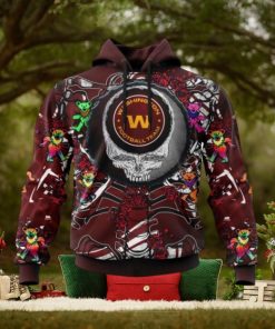 NFL Washington Football Team Mix Grateful Dead, Personalized Name & Number Specialized Concepts Kits 3D Hoodie