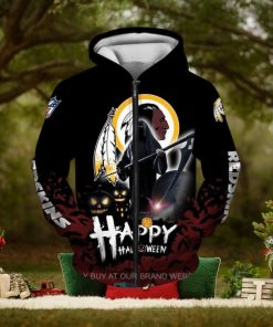 NFL Washington Redskins Happy Halloween Zip Up Hoodie