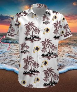 NFL Washington Redskins Palm Tree Tropical Summer Hawaiian Shirt