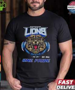 NFL detroit lions est 1934 one pride shirt