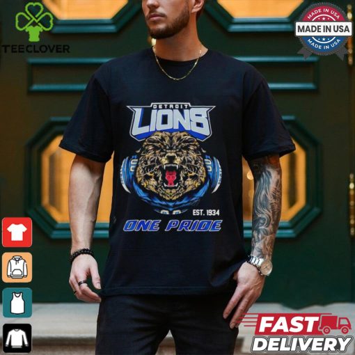 NFL detroit lions est 1934 one pride shirt