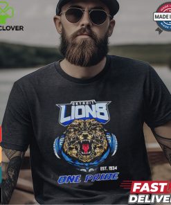 NFL detroit lions est 1934 one pride shirt