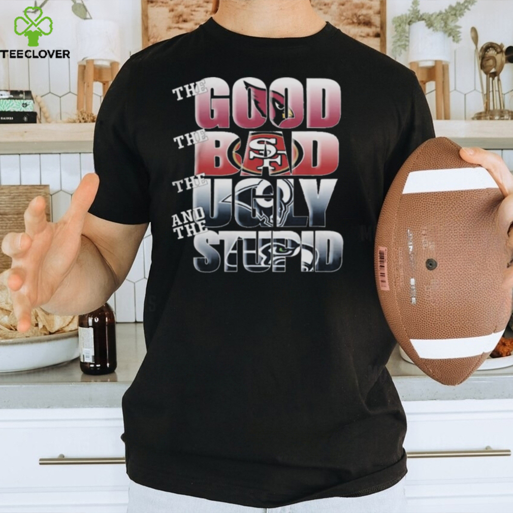 NFL good bad ugly stupid mashup Arizona cardinals Shirt - Limotees