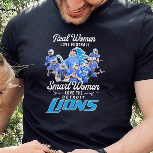 NFL – Detroit Lions Smart Women Love The Detroit Lions 2023 Playoffs Shirt