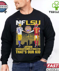 NFLSU Tiger That Our Kid Jayden Daniels Signature T Shirt
