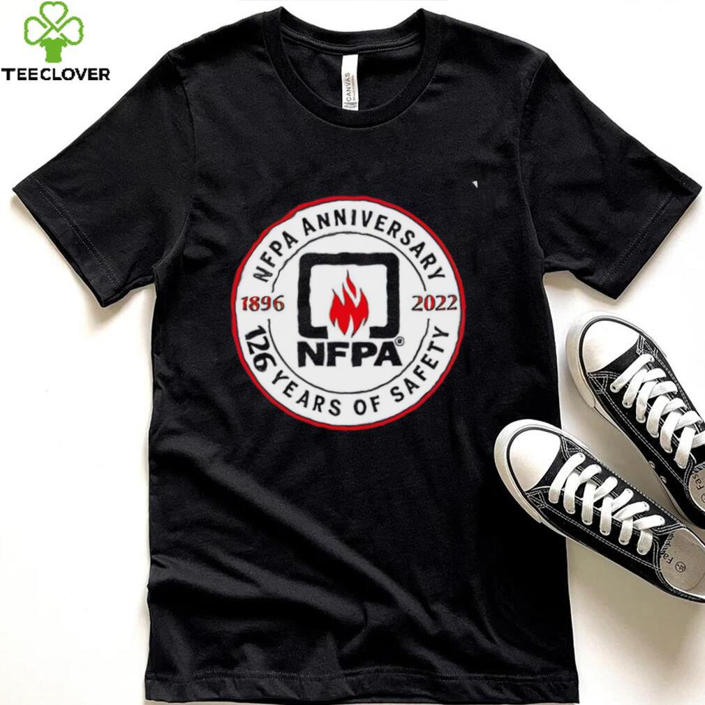 NFPA Anniversary 126 years of safety 1896 2022 logo shirt NFPA Anniversary 126 years of safety 1896 2022 logo shirt