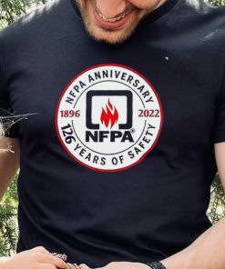 NFPA Anniversary 126 years of safety 1896 2022 logo shirt