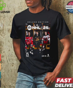 NHL 25 EA Sports Athlete Cover Quinn Jack And Luke Hughes Deluxe Shirt