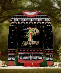 NHL Anaheim Ducks Funny Grinch Ugly Christmas Sweater
