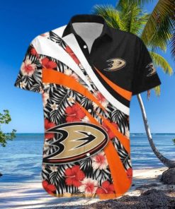 NHL Anaheim Ducks Hawaiian Shirt Gift For Beach Trip