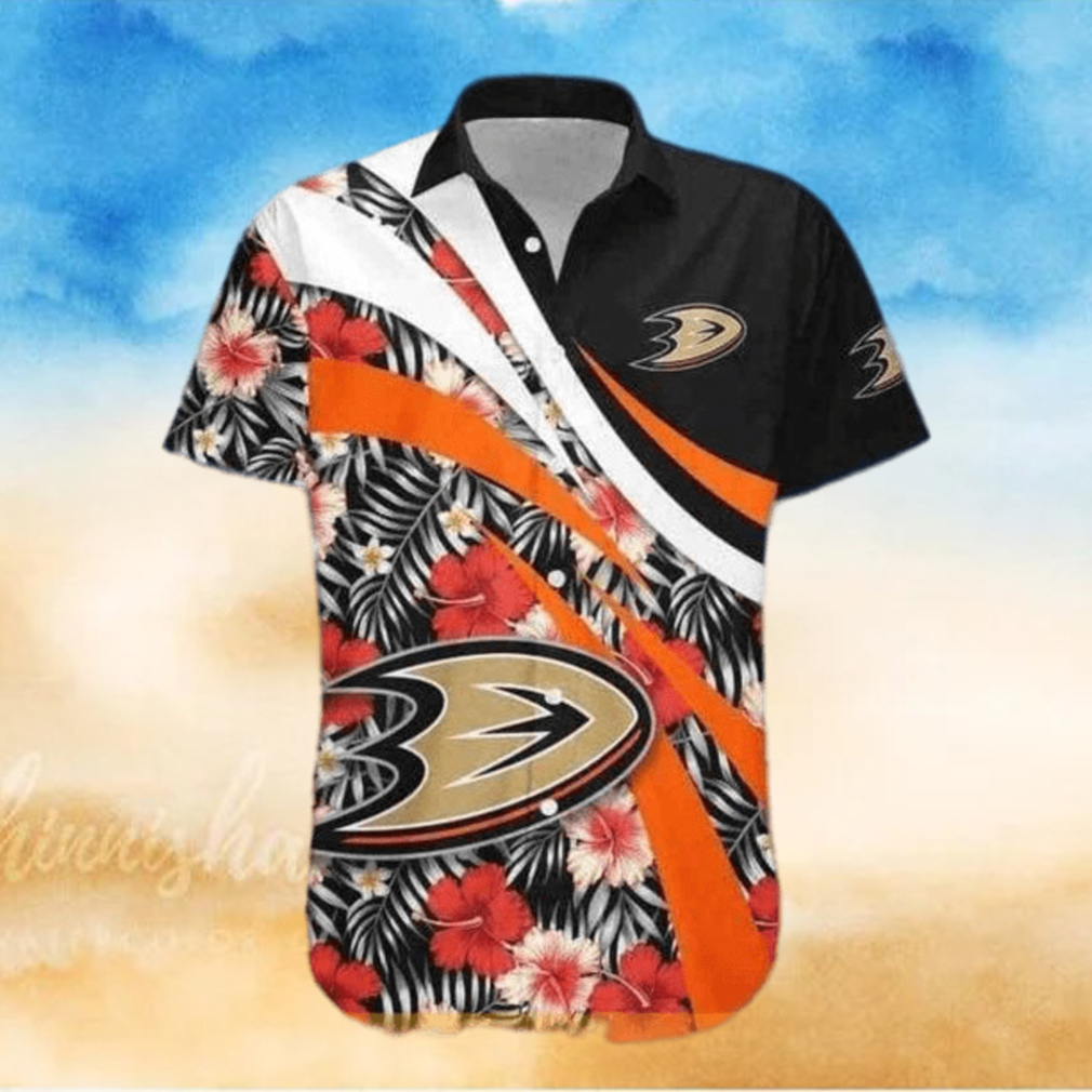 NHL Anaheim Ducks Hawaiian Shirt Gift For Beach Trip NHL Anaheim Ducks Hawaiian Shirt Gift For Beach Trip