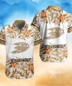 NHL Anaheim Ducks Hawaiian Shirt Summer Beach Gift
