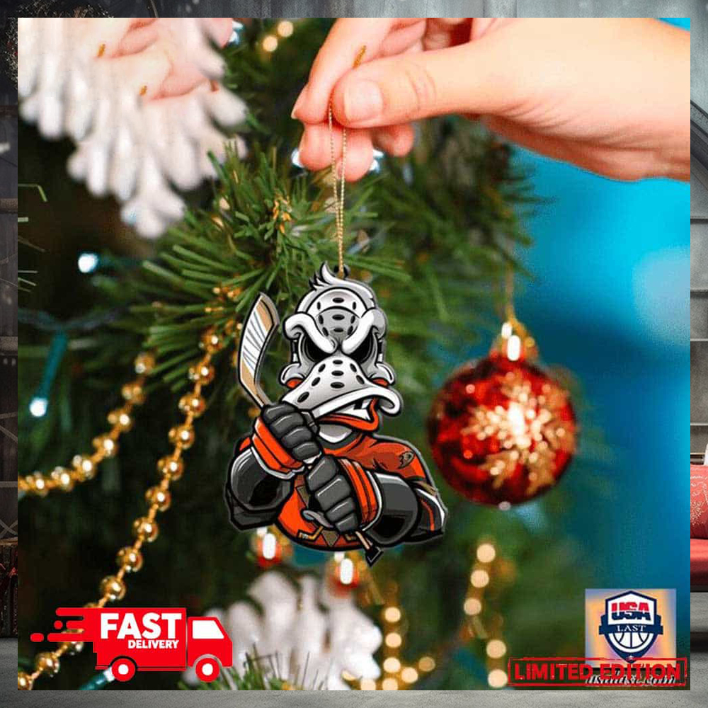 NHL Anaheim Ducks Mascot Christmas 2023 Tree Decorations Holiday Ornament NHL Anaheim Ducks Mascot Christmas 2023 Tree Decorations Holiday Ornament