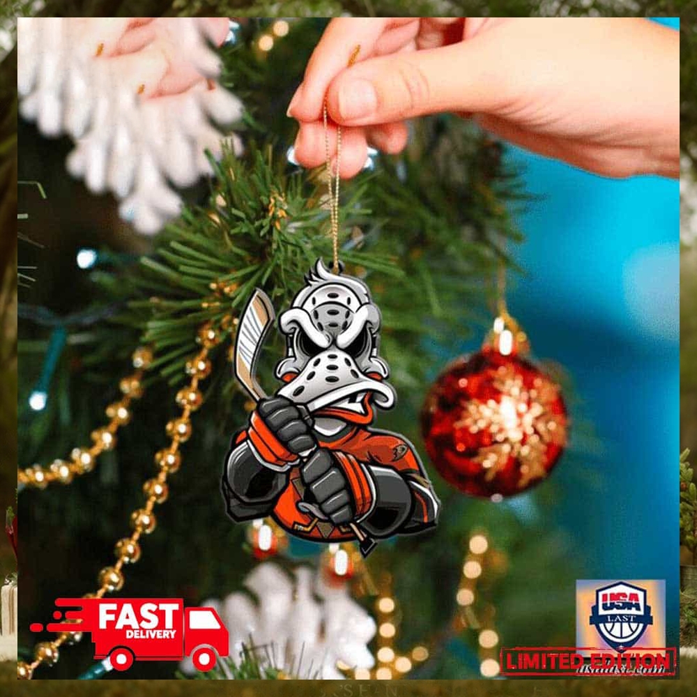 NHL Anaheim Ducks Mascot Christmas 2023 Tree Decorations Holiday Ornament NHL Anaheim Ducks Mascot Christmas 2023 Tree Decorations Holiday Ornament