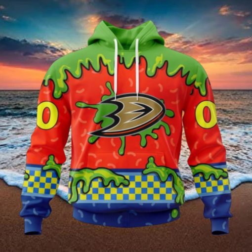 NHL Anaheim Ducks Special Nickelodeon Design Hoodie