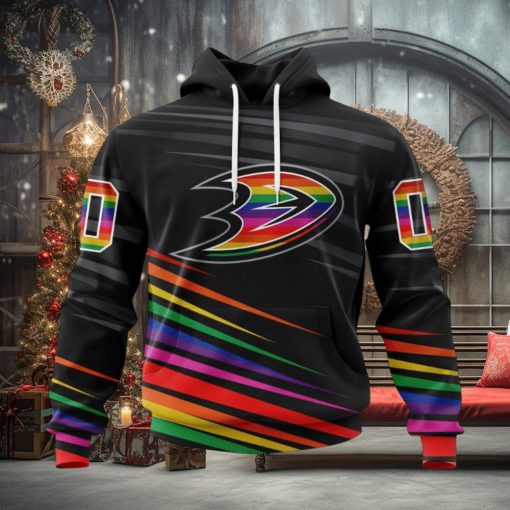 NHL Anaheim Ducks Special Pride Design Hockey Is For Everyone Hoodie