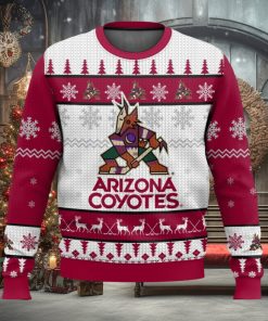 NHL Arizona Coyotes 3D Ugly Christmas Sweater Men And Women Christmas Gift