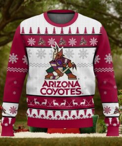 NHL Arizona Coyotes 3D Ugly Christmas Sweater Men And Women Christmas Gift