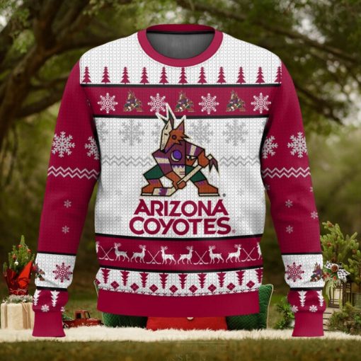 NHL Arizona Coyotes 3D Ugly Christmas Sweater Men And Women Christmas Gift