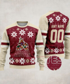 NHL Arizona Coyotes Custom Ugly Sweater For Christmas