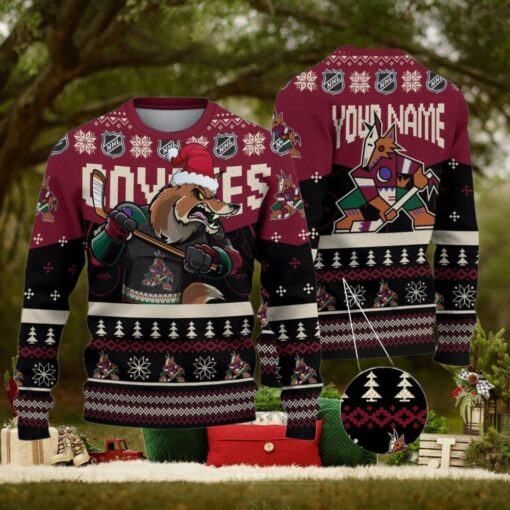 NHL Arizona Coyotes Mascot Ugly Sweater For Christmas