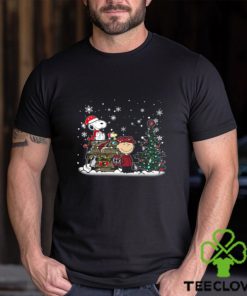 NHL Arizona Coyotes Snoopy Charlie Brown Woodstock Christmas Stanley Cup Hockey T Shirt