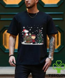 NHL Arizona Coyotes Snoopy Charlie Brown Woodstock Christmas Stanley Cup Hockey T Shirt