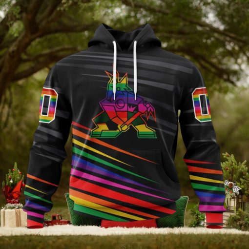 NHL Arizona Coyotes Special Pride Design Hockey Is For Everyone Hoodie