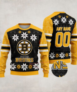 NHL Boston Bruins Custom Ugly Sweater For Christmas