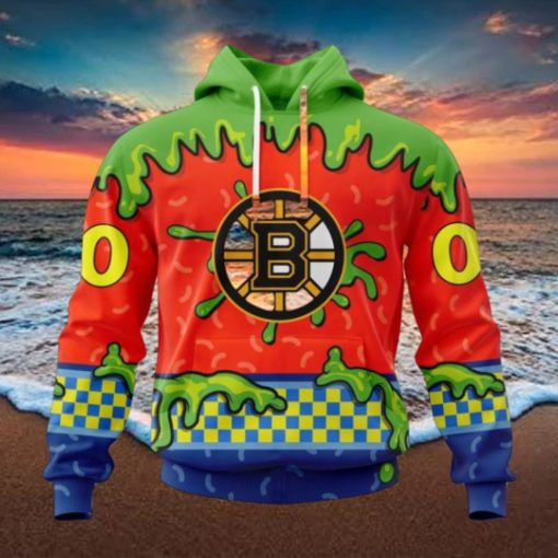 NHL Boston Bruins Special Nickelodeon Design Hoodie