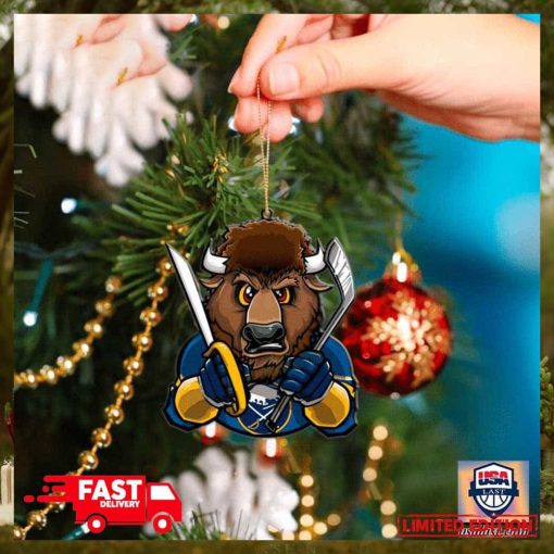 NHL Buffalo Sabres Mascot Christmas Tree Decorations 2023 Xmas Holiday Ornament