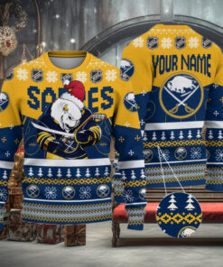 NHL Buffalo Sabres Mascot Ugly Sweater For Christmas