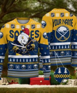 NHL Buffalo Sabres Mascot Ugly Sweater For Christmas