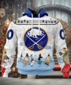 NHL Buffalo Sabres Special Peanuts Ice Skating Design Hoodie