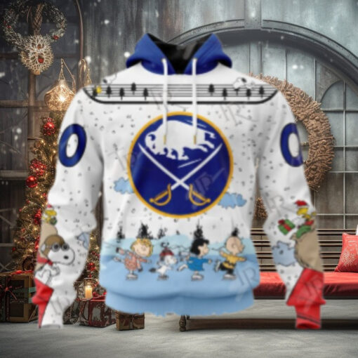 NHL Buffalo Sabres Special Peanuts Ice Skating Design Hoodie