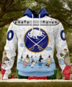 NHL Buffalo Sabres Special Peanuts Ice Skating Design Hoodie