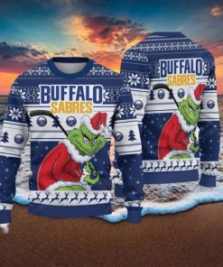 NHL Buffalo Sabres Ugly Sweater Grinch Christmas Sweater