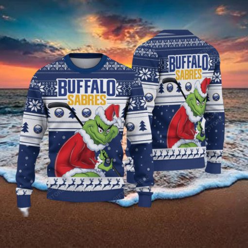 NHL Buffalo Sabres Ugly Sweater Grinch Christmas Sweater