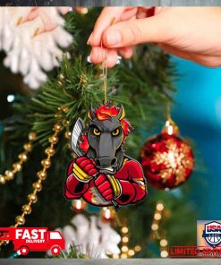 NHL Calgary Flames Mascot Christmas Tree Decorations 2023 Holiday Ornament