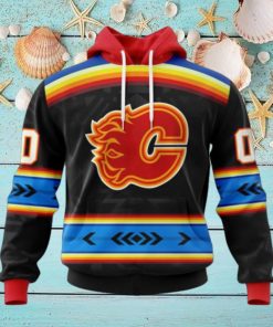 NHL Calgary Flames Special Native Heritage Design Hoodie