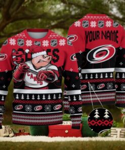 NHL Carolina Hurricanes Mascot Ugly Sweater For Christmas