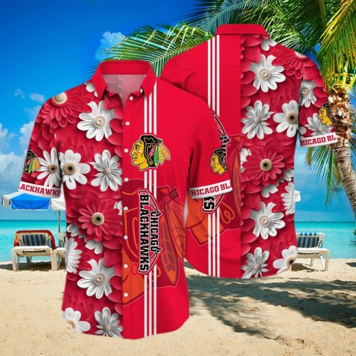 NHL Chicago Blackhawks Hawaiian Shirt Summer Beach Gift