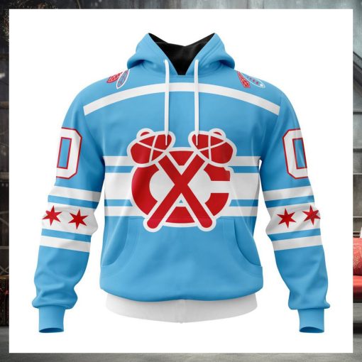 NHL Chicago Blackhawks Special City Connect Design Hoodie
